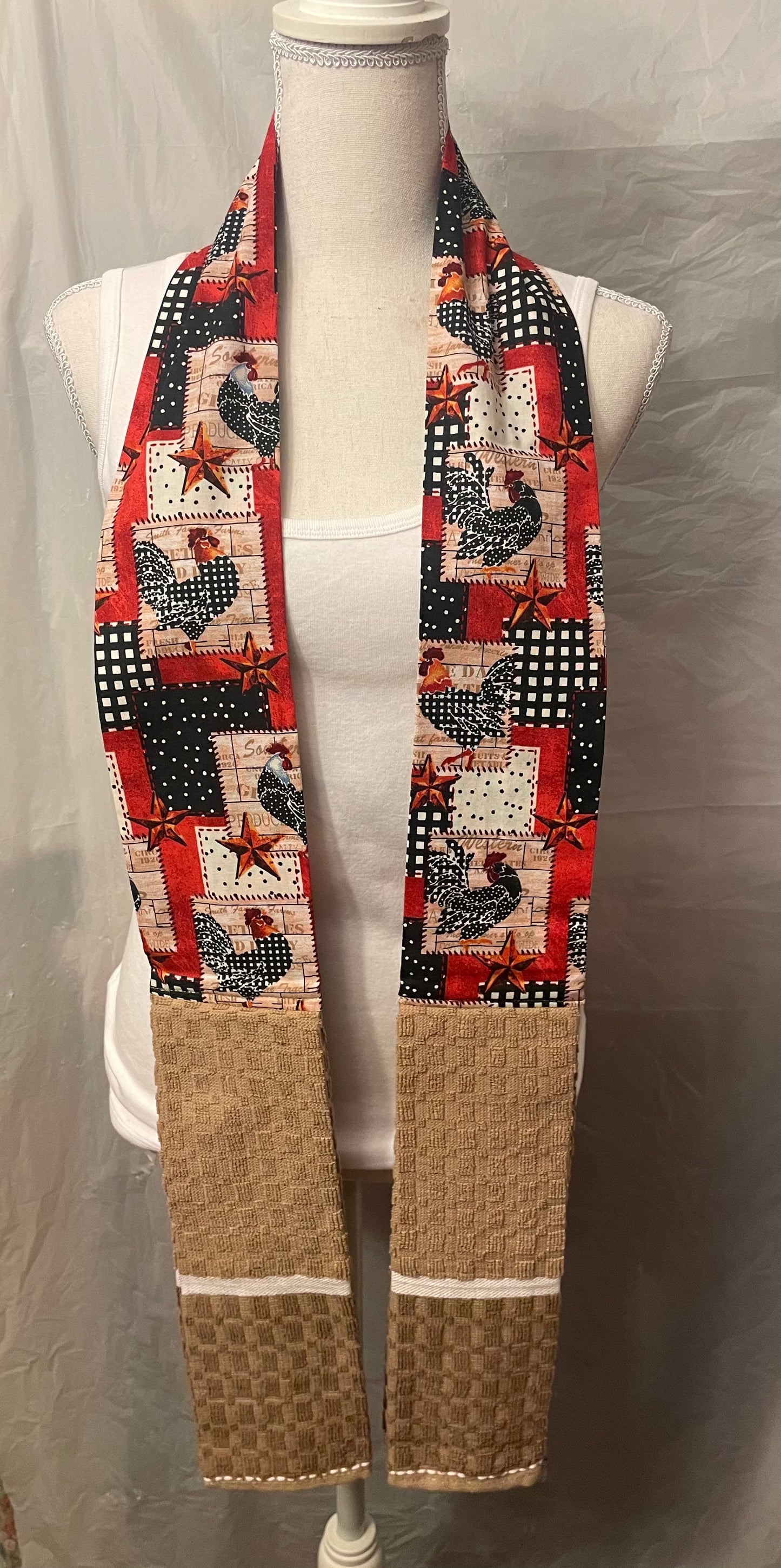 Kitchen Towel Boa Scarf
