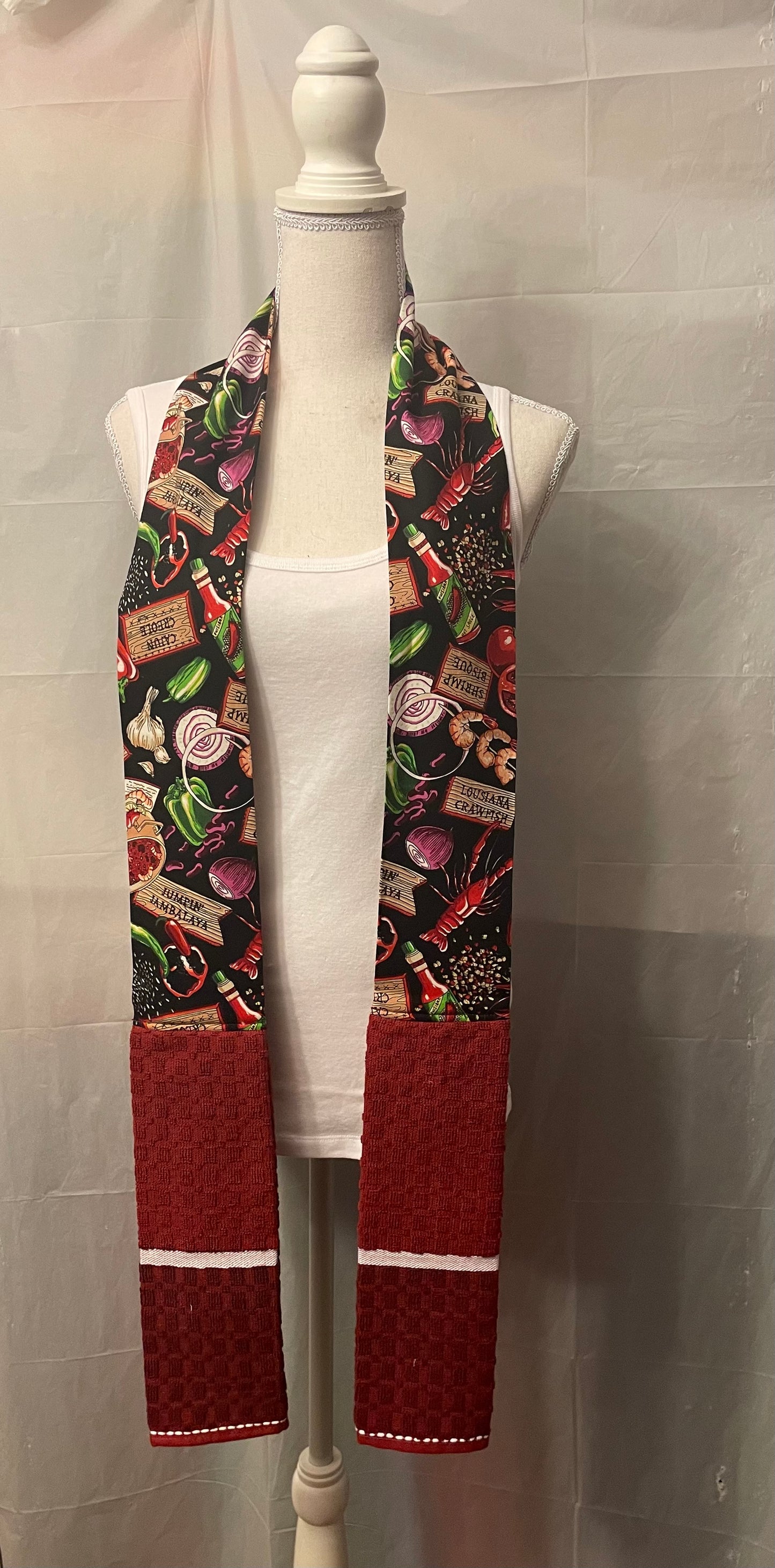 Kitchen Towel Boa Scarf