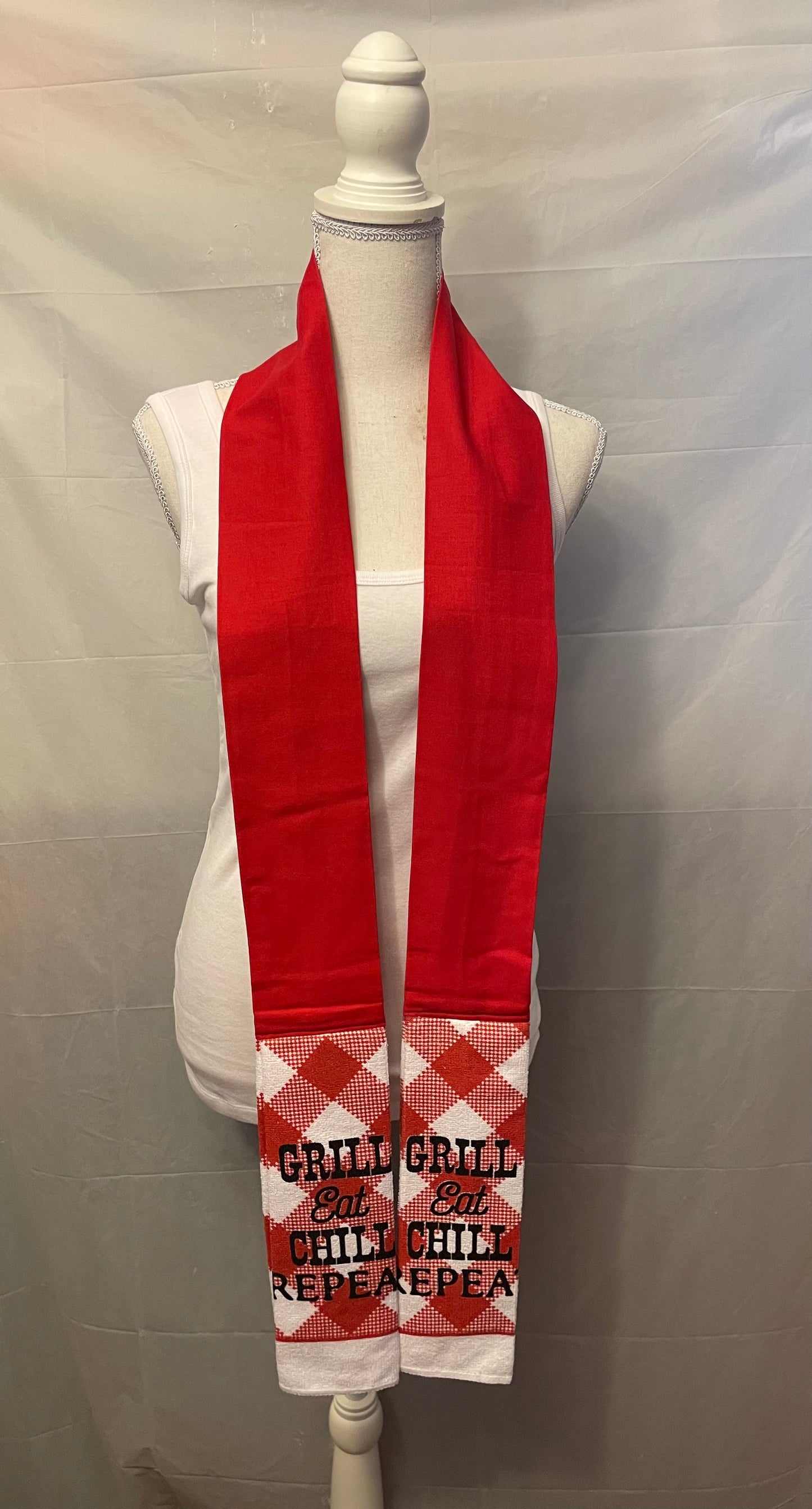 Kitchen Towel Boa Scarf